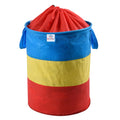 Heart Home Round Laundry Basket | NonWoven Laundry with Dori | Clothes Hamper | Foldable Laundry Bag with Handle | Laundry Bask