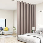 BONZER Room Divider Curtain Total Privacy Wall Noise Reducing Wide Blackout Curtains for Patio Sliding Glass Door, 84L x 108W In