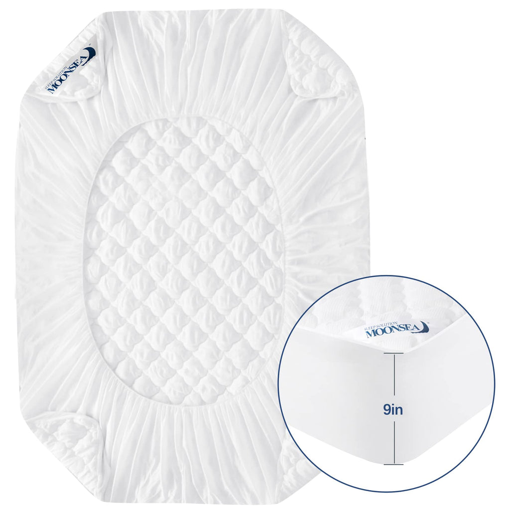 Kids Travel Air Mattress Pad Cover Protector Waterproof, Compatible With Intex Kidz Inflatable Raised Frame Camping Air Mattress