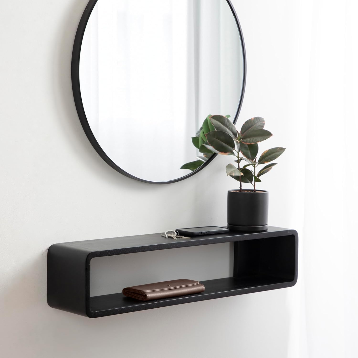 Craftsline Wooden Wall Shelf (26 Inch Long)