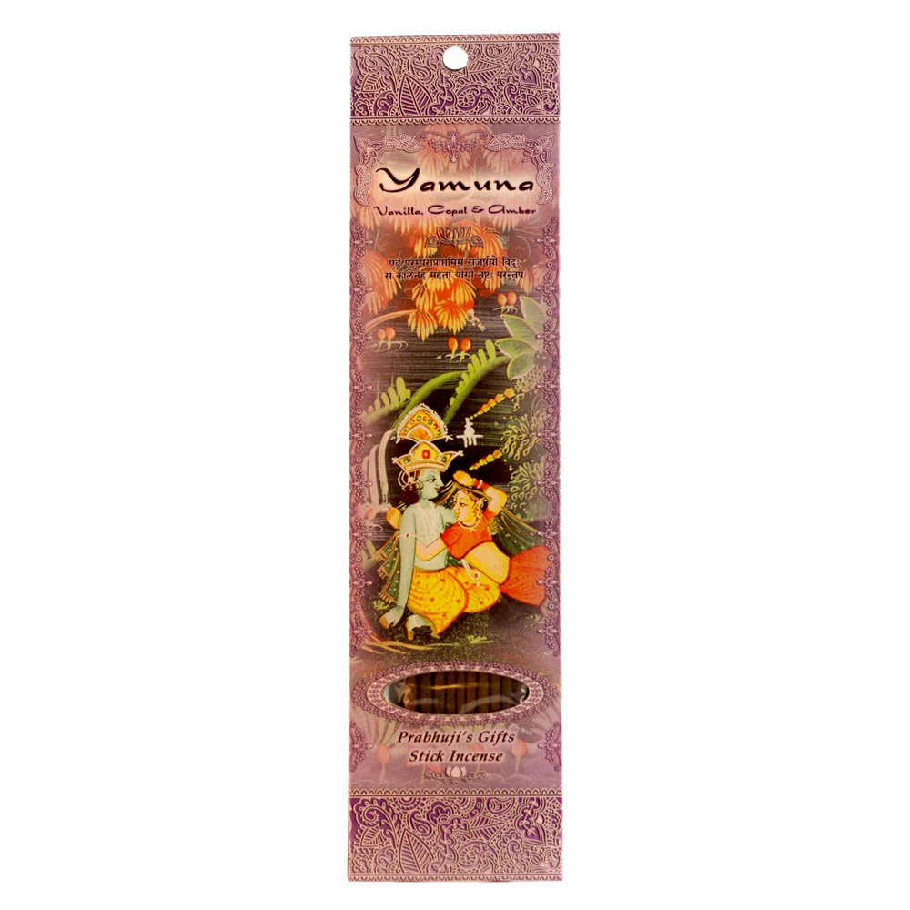 RAMAKRISHNANANDA Incense Stick Yamuna Vanilla, 10 CT