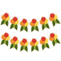 Festiko 1 Pc Flower & Leaf Banner, Festivals/House Hold Functions/Haldi Function/Ceremonies, Floral & Leaf Design Banner, Puja D