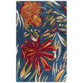 Mirage 7'9" X 9'9" Floral Blue/White/Red/Orange/Green/Blue Hand Tufted Rug