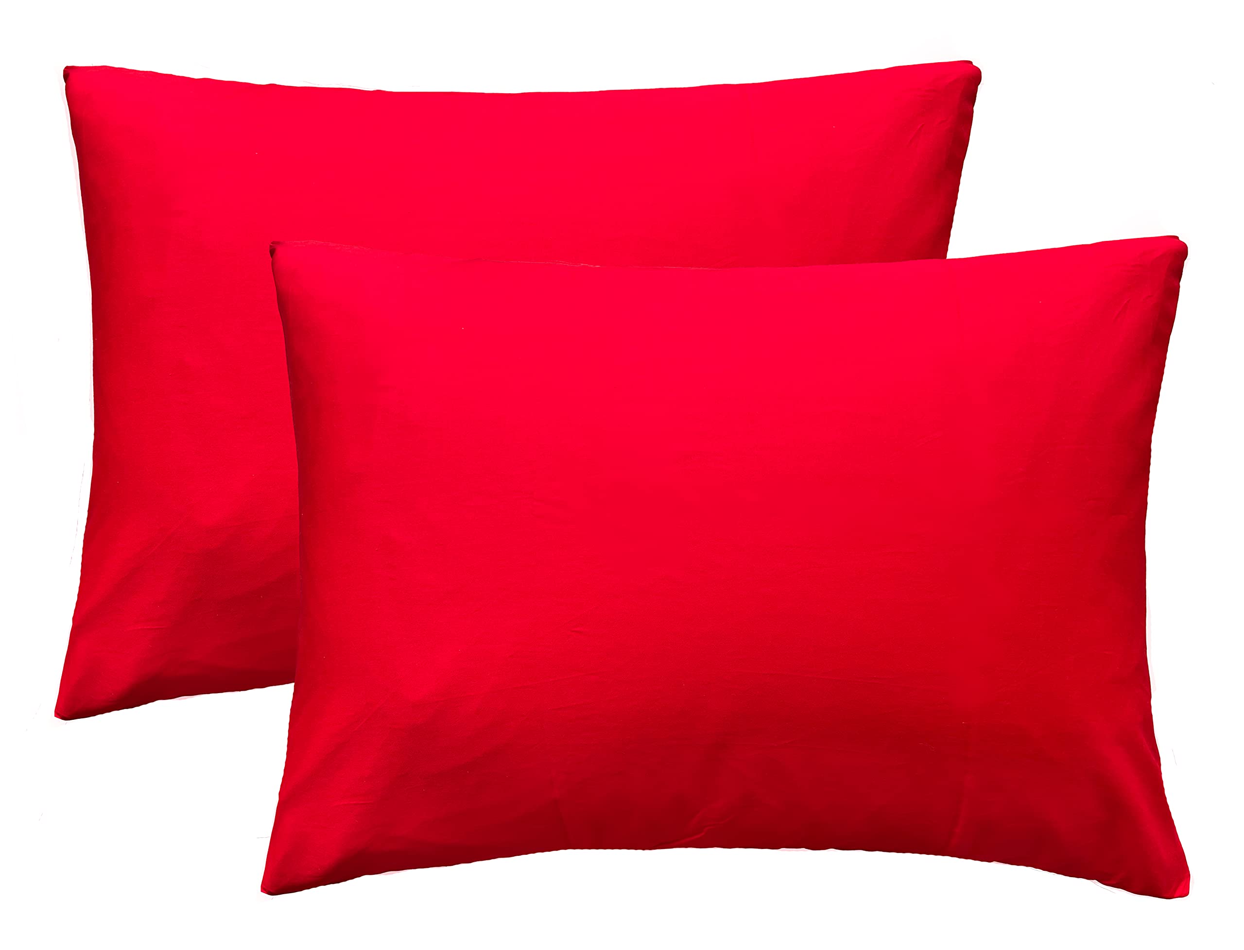 Imaylex Soft 100% Egyptian Cotton Zipper Closure Pillowcases, Valentines Day Gifts,Cozy And Lightweight Pillow Case, Set Of 2, R