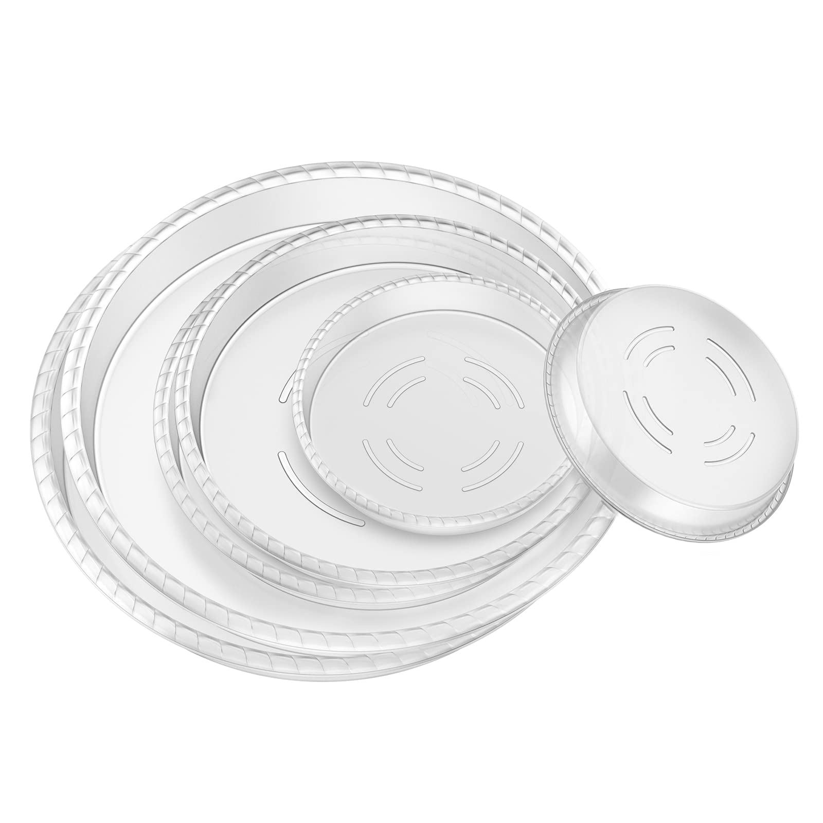 Dunpute 6 Pack Plant Saucer 6 8 10 Inch Plastic Plant Tray, Sturdy And Durable Flower Pot Container Accessories Plant Pot Saucer