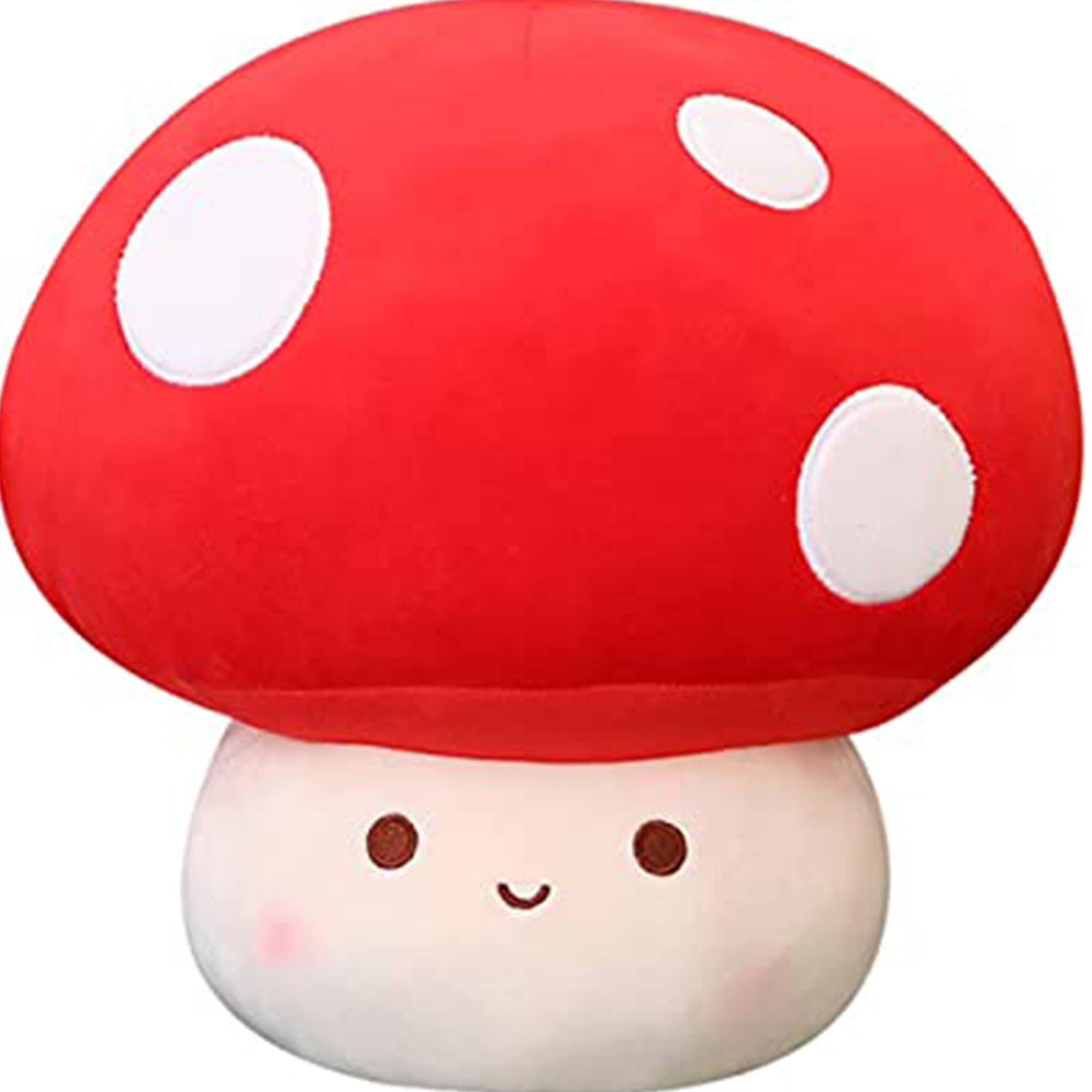 WeBingo Mushroom Plush, 9 Inch Mushroom Plush Pillow, Cute Mushroom Plush, Mushroom Stuffed Animals, Plush Toy Pillows, Mushroom