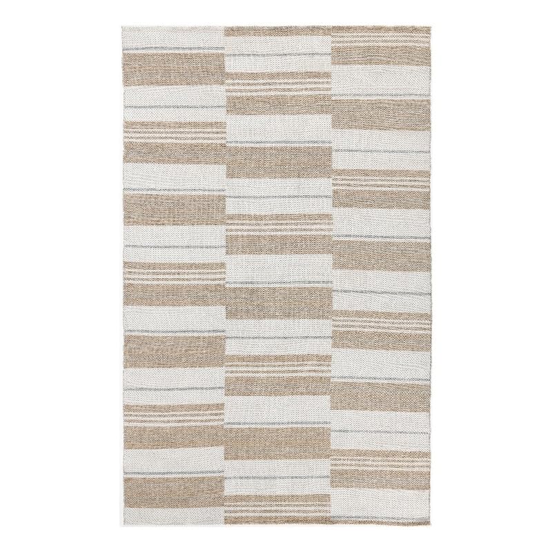 Kosas Home Boulder 24 x 36 Polypropylene Fabric Area Rug in Ivory/Natural