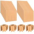 Yotino 3 Sets Moving Box Glasses Divider Kits For Moving, Wine Glassware Dish Packing Moving Boxes,Cardboard Dividers For Boxes