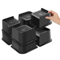 Sunifier Bed Risers 3 Inch Heavy Duty 8 Pack, L Shape Furniture Risers 3 Inch Support 5000Lbs, Oversized Lifts Risers For Dorm B