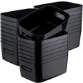 Leinuosen 21 Pack Plastic Storage Baskets Plastic Storage Bins Pantry Organizer Bins for Kitchen Freezer Cabinet Closet Bathroom