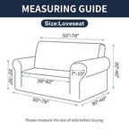 2025 New Stretch Loveseat Sofa Slipcovers Couch Cover For 2 Cushion Furniture Protector Sofa Covers With Elastic Bottom Jacquard Fabric Small Checks For Pets, Kids - Dusty Pink