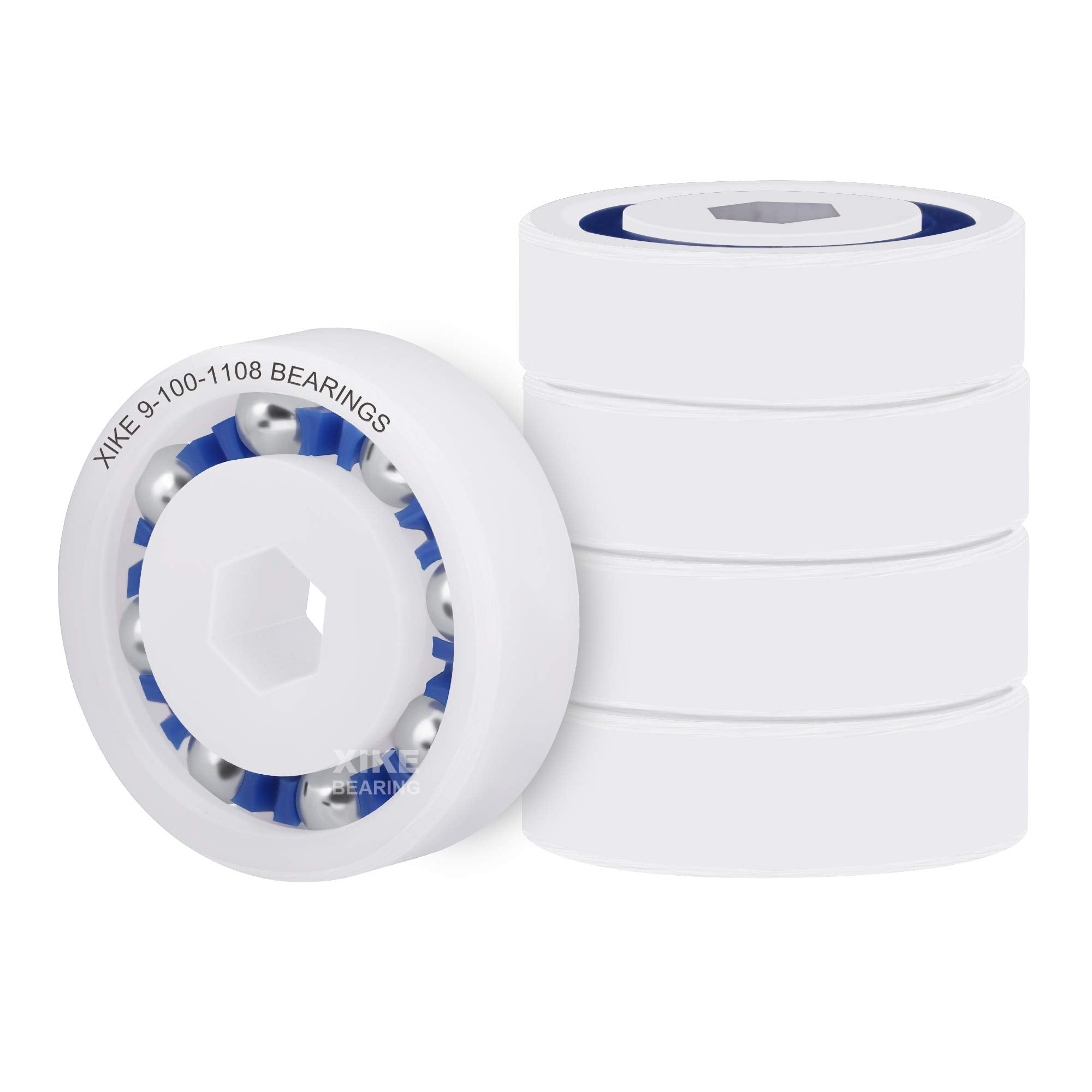 Xike 5 Pack Wheel Ball Bearings 9-100-1108 Or 91001108, Replacement For Zodiac Polaris Pressure Pool Cleaners 360 380 And 3900 S