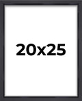 20x25 Shadow Box Frame Contemporary Black | 1'' Depth of Usable Space| Interior Size 20x25 or 25x20 Inches| UV Resistant Acrylic