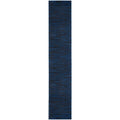 Nourison Essentials Indoor/Outdoor Midnight Blue 2'2' X 12' Area Rug, Easy Cleaning, Non Shedding, Bed Room, Living Room, Dinin