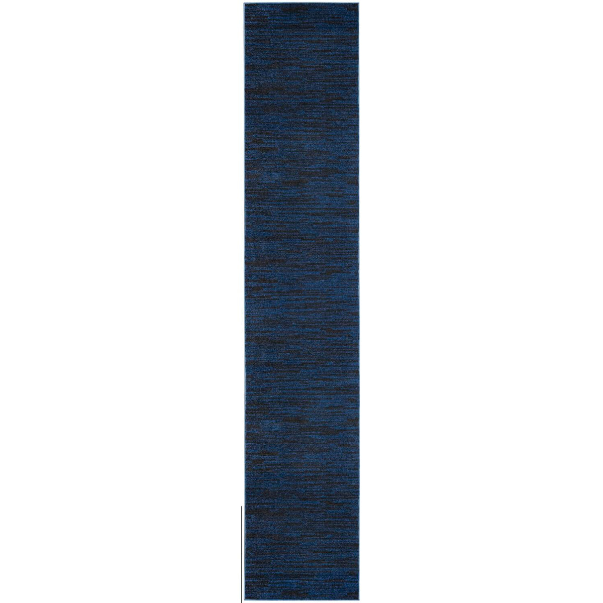 Nourison Essentials Indoor/Outdoor Midnight Blue 2'2' X 12' Area Rug, Easy Cleaning, Non Shedding, Bed Room, Living Room, Dinin