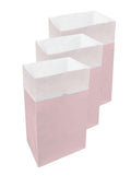 Clean Cubes 30 Gallon Disposable Pop-Up Trash Cans (3-Pack) with Fitted Bags - Foldable Garbage & Recycling Bins for Parties, Ev