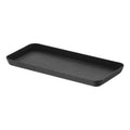 YAMAZAKI home Tower Amenity Tray L Black, Flat,3.5L x 3.5W x 1.6H