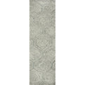 Rizzy Home Alora Decor London 2'6" X 8' Trellis Green/Gray/Rust/Blue Hand-Tufted Area Rug