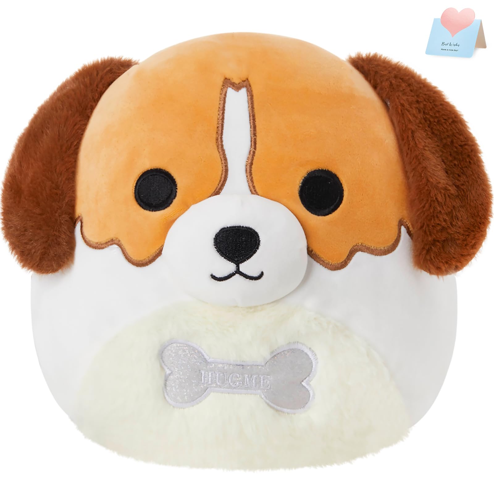 Cozyworld 10' Beagle Dog Plush Stuffed Animals Plushie Original Cute Soft Squishy Puppy Pillow Holiday Birthday Gift For Boys G