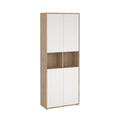 6 Shelf Boockase with 4 Doors, Home Office Storage