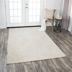 Rizzy Home Alora Decor Emerson 5' X 8' Damask Beige/Gray/Rust/Blue Hand-Tufted Area Rug