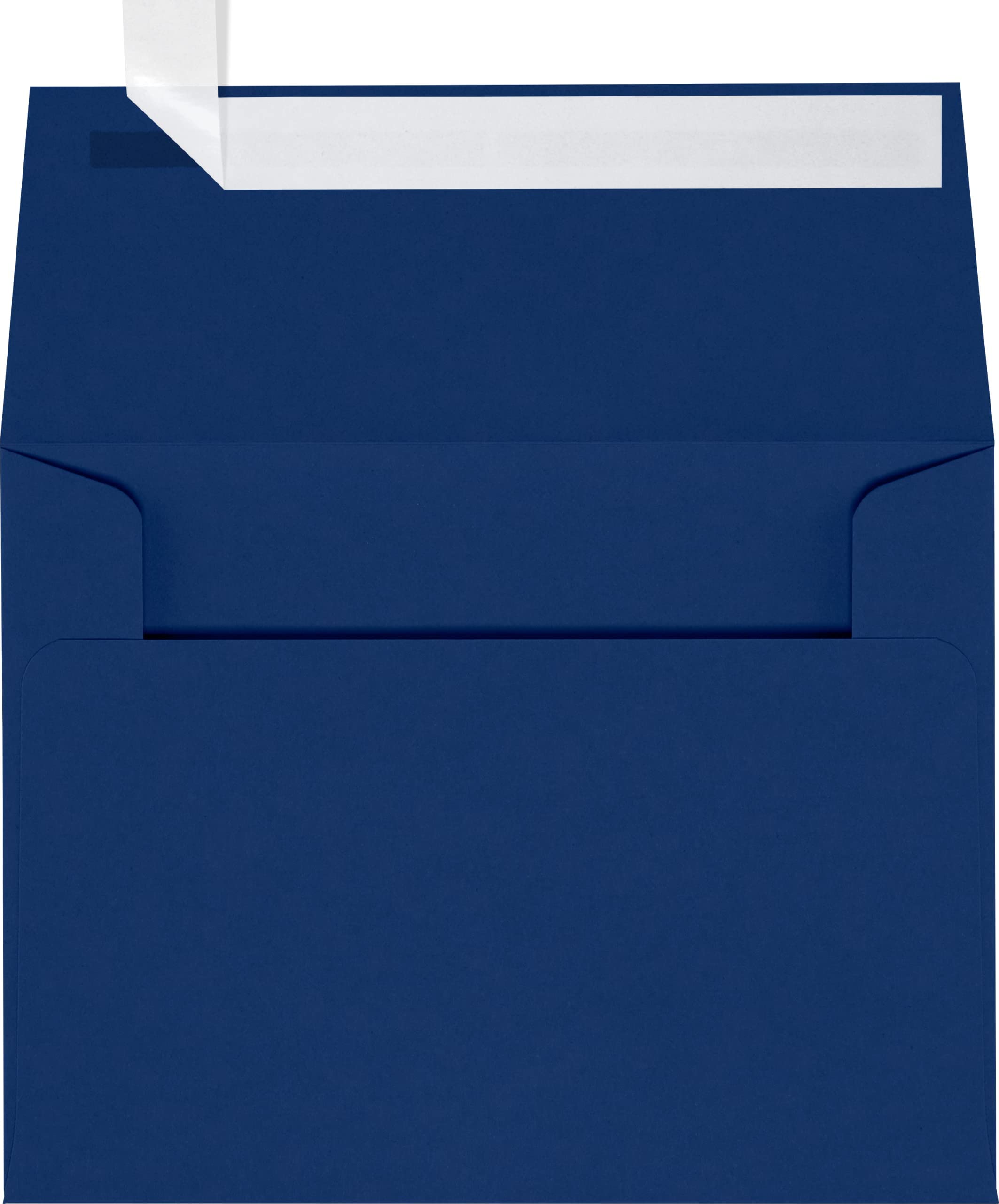 Luxpaper A2 Invitation Envelopes | Peel & Press | 4 3/8' X 5 3/4' | Navy Blue | 80Lb. Text | 50 Qty