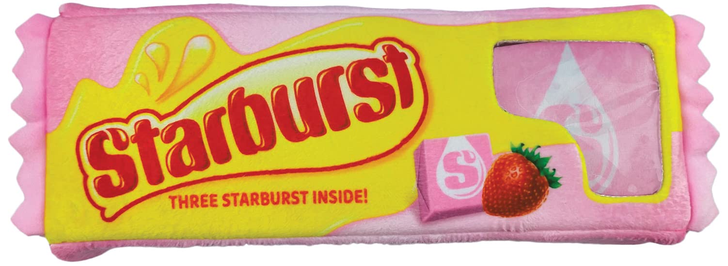 Iscream Starburst Package 15' X 5.5' Pillow Set With Mini Starburst Candy Pillows