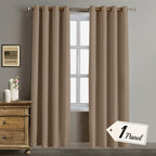 Rose Home Fashion Function Curtain-Blackout Curtains 96 inch, Bedroom Curtains Blackout Curtain Panels & 96'' Curtains, Grommet 