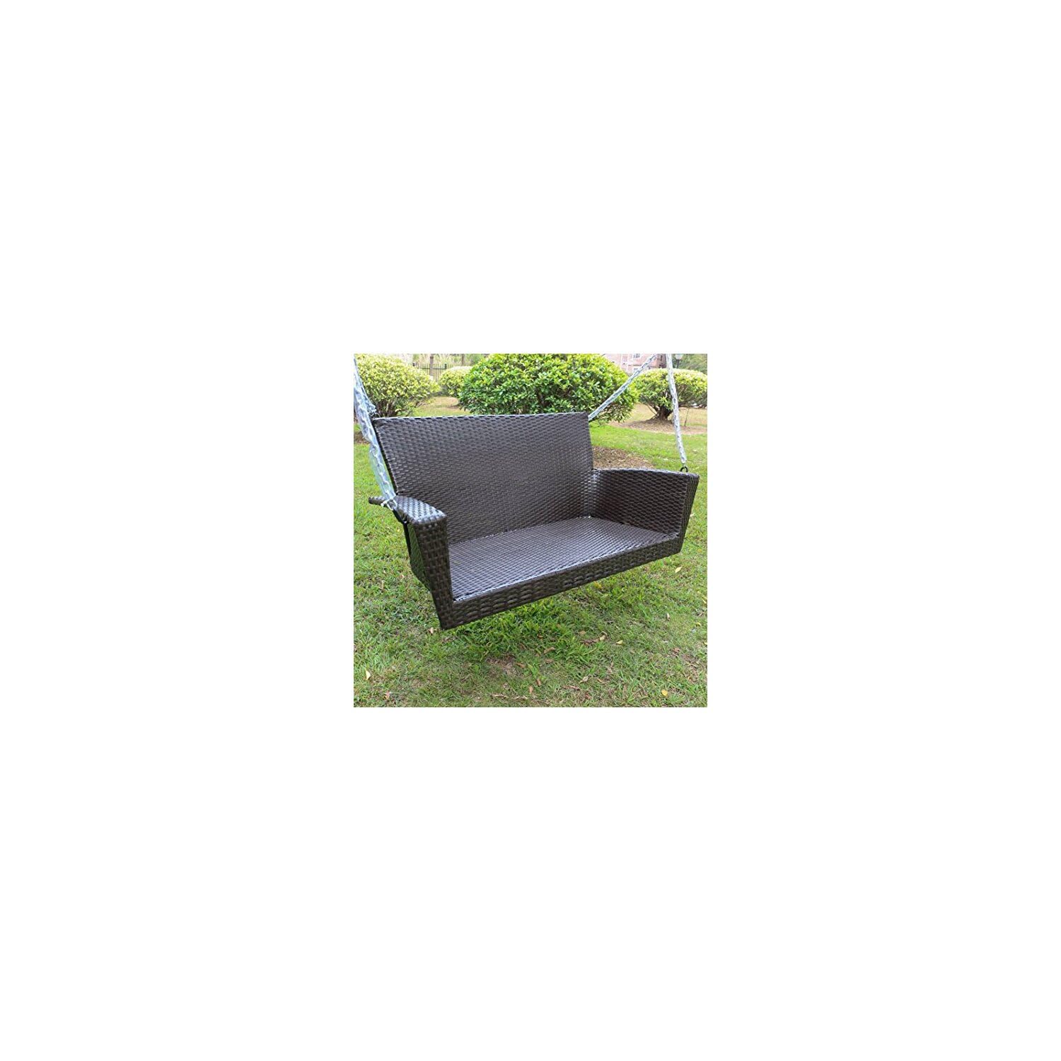 International CaravanInternational Caravan Kingston Resin Wicker/Steel Contemporary Hanging Swing