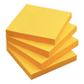Sticky Notes 3X3 Self-Stick Notes Bright Colors Sticky Notes 4 Pads 100 Sheets/Pad (Orange)