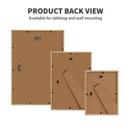 Lyyyxgyp A4 Oak Wood Picture Frame 2 Pack 21X30Cm Wooden Photo Frame Certificate Frame With Plexiglass For Wall Hanging Or Table