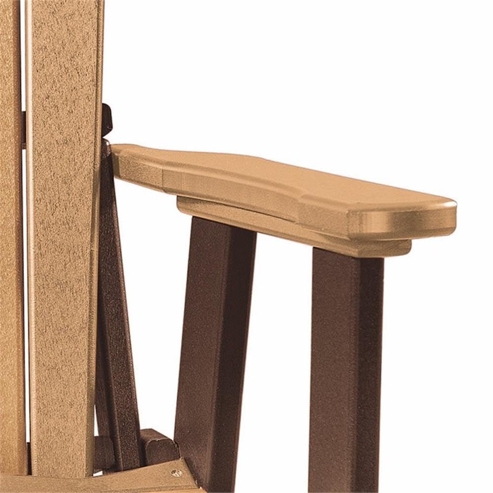 American Furniture Classics 511CTB Fan Back Chair, Cedar and Tudor Brown