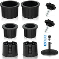 Chookachoo 8 Pcs Umbrella Base Stand Hole Ring Plug Cover And Cap Patio Umbrella Stand Replacement Parts Stand Base Stabilizer S
