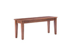 Boraam Shaker Bench, Walnut