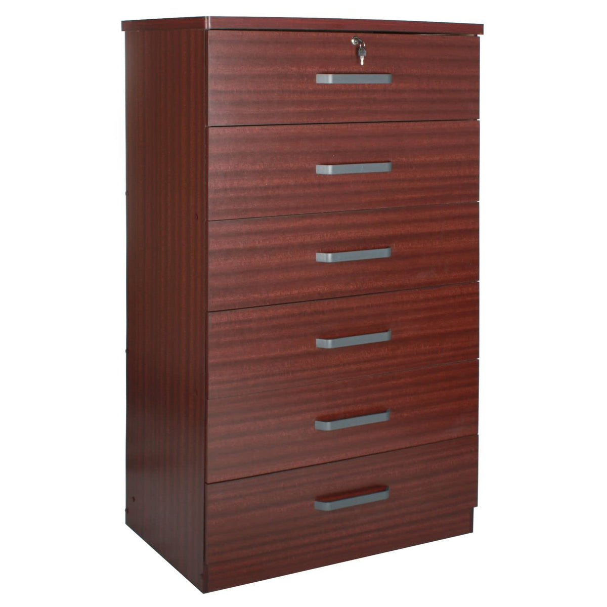 Better Home Products Liz Super Jumbo 6 Drawer Storage Chest Dresser (Mahogany)