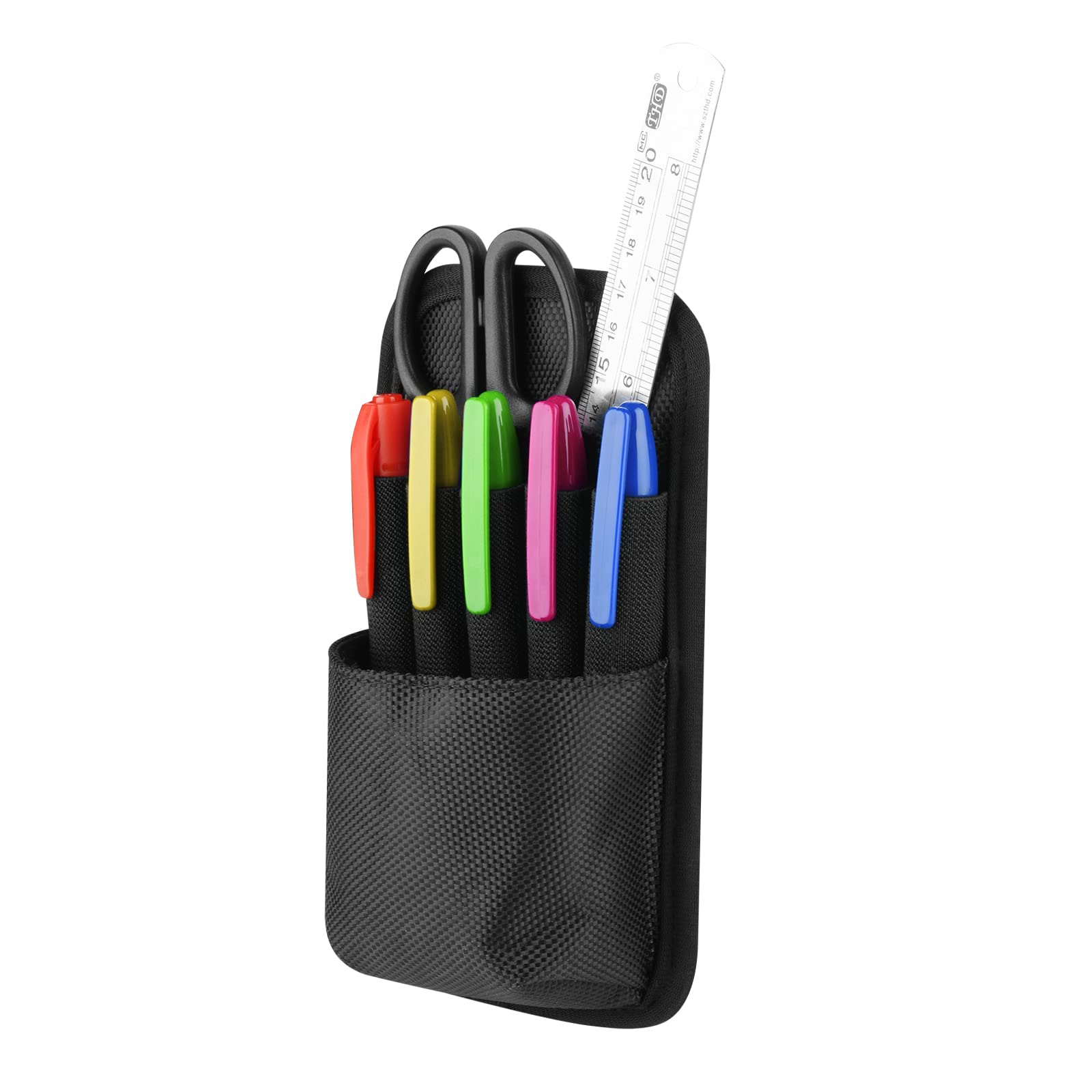 1680D Nylon Belt Pen Holder Multifunctional Adjustable Pencil Holder Pouch Pen Sleeve Case For Sharpie Fine Point, Rulers And Sc