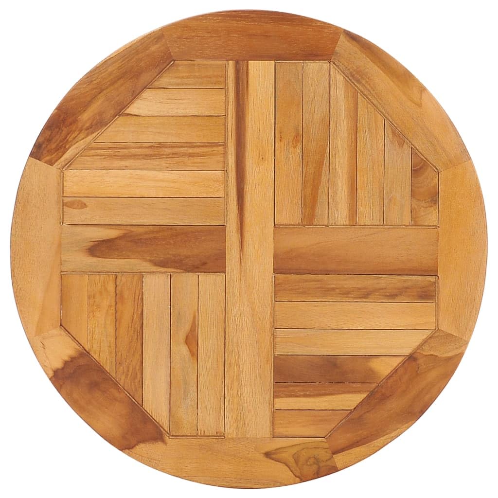 Solid Teak Wood Rotating Table Disk - Thumbnail 3