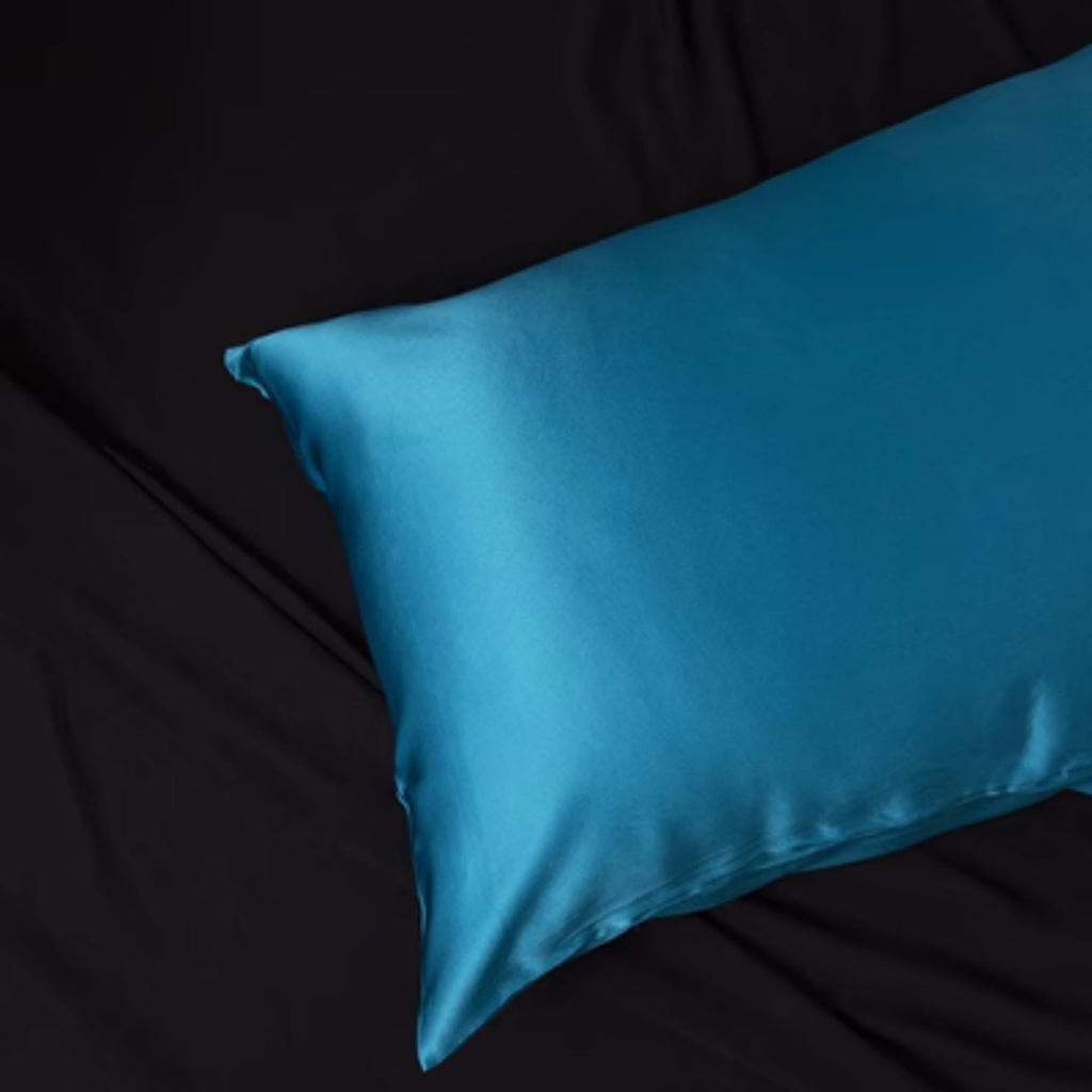 Mulberry Silk Pillowcase For Hair And Skin Made In Usa, 22 Momme King Size Silk Pillow Cases With Zipper, 100% Silk, Anti Aging,
