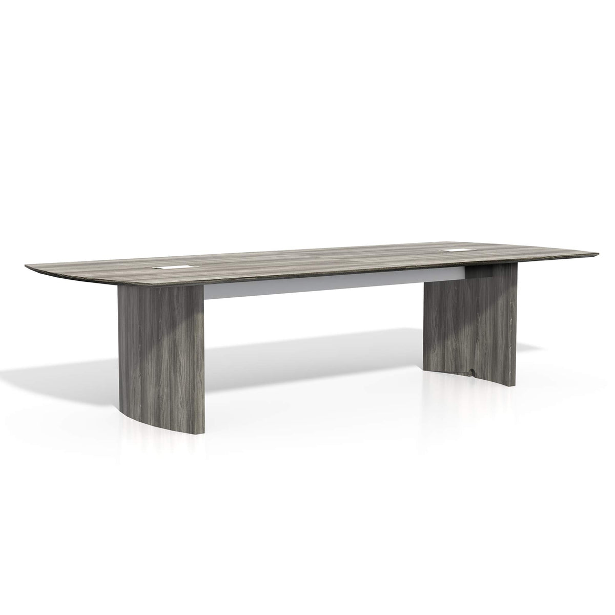 Safco Medina Modern Office Conference Meeting Room Table, 10', Gray Steel