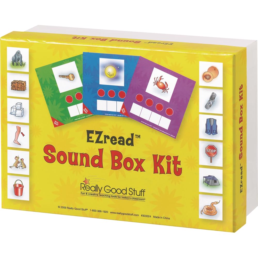 Really Good Stuff Ezread Sound Box Kit - 190 Pieces
