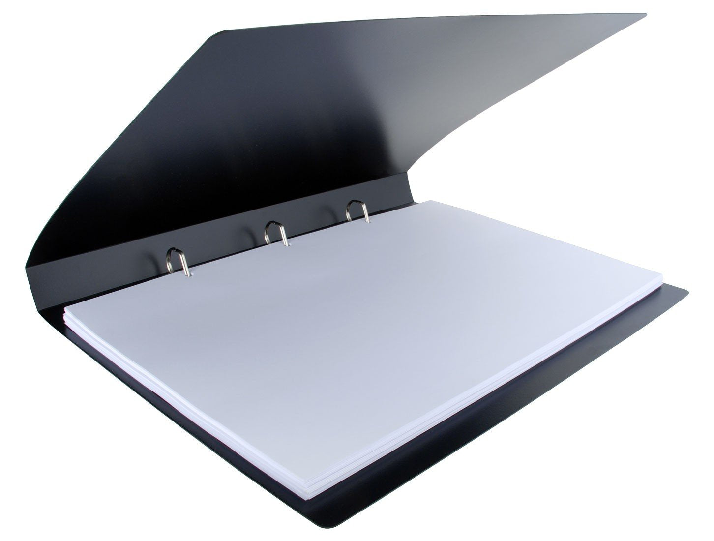 Ruby Paulina 17X11 Binder Poly Panel Featuring A 1' Angle-D Ring Black (615610)