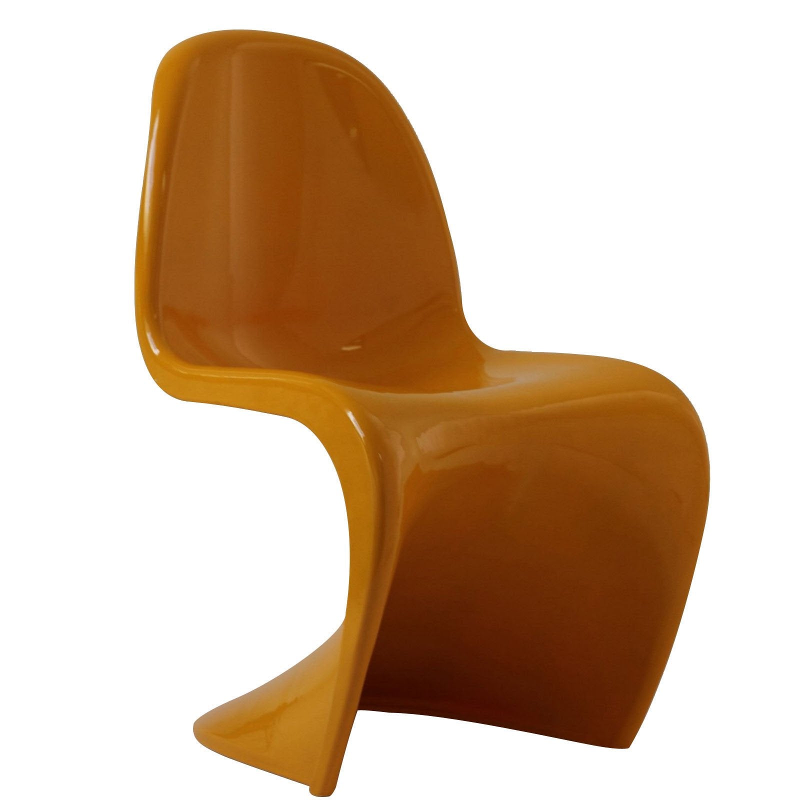 East End Imports Slither Chair In Glossy In Yellow