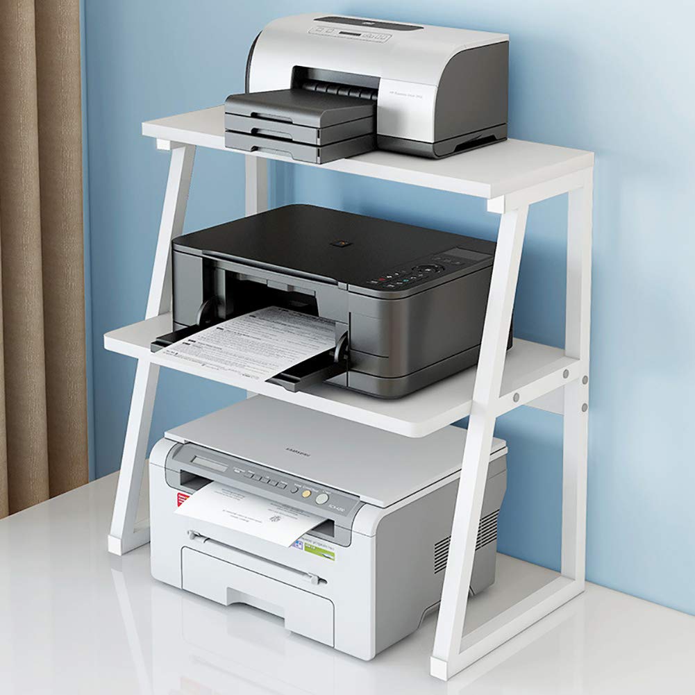 Printer Stand,Printer Stand Table Shelf Cabinet Desk With Storage Office Home Desktop Under Desk Printer Stand Office Furniture