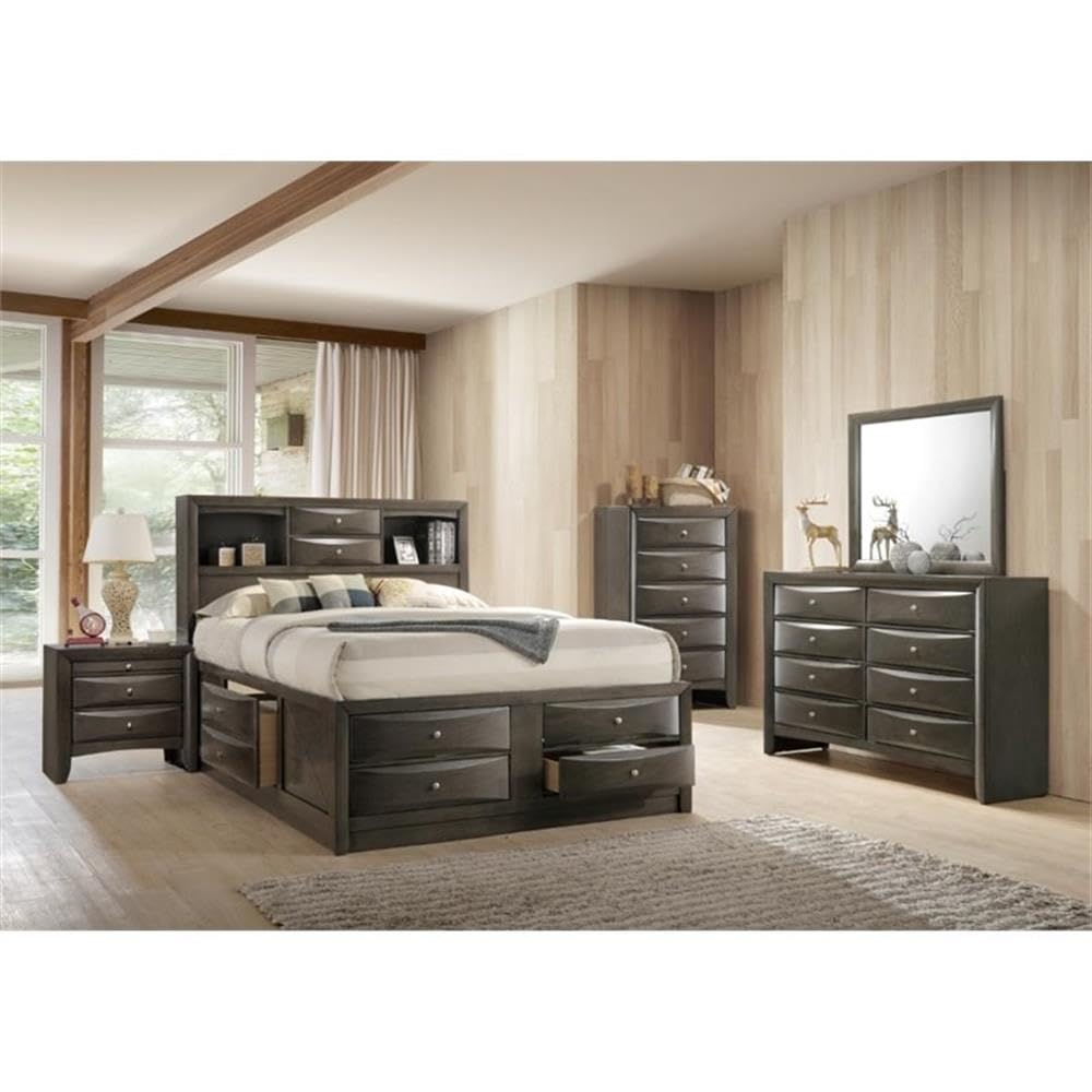 Acme Ireland Mirror in Gray Oak