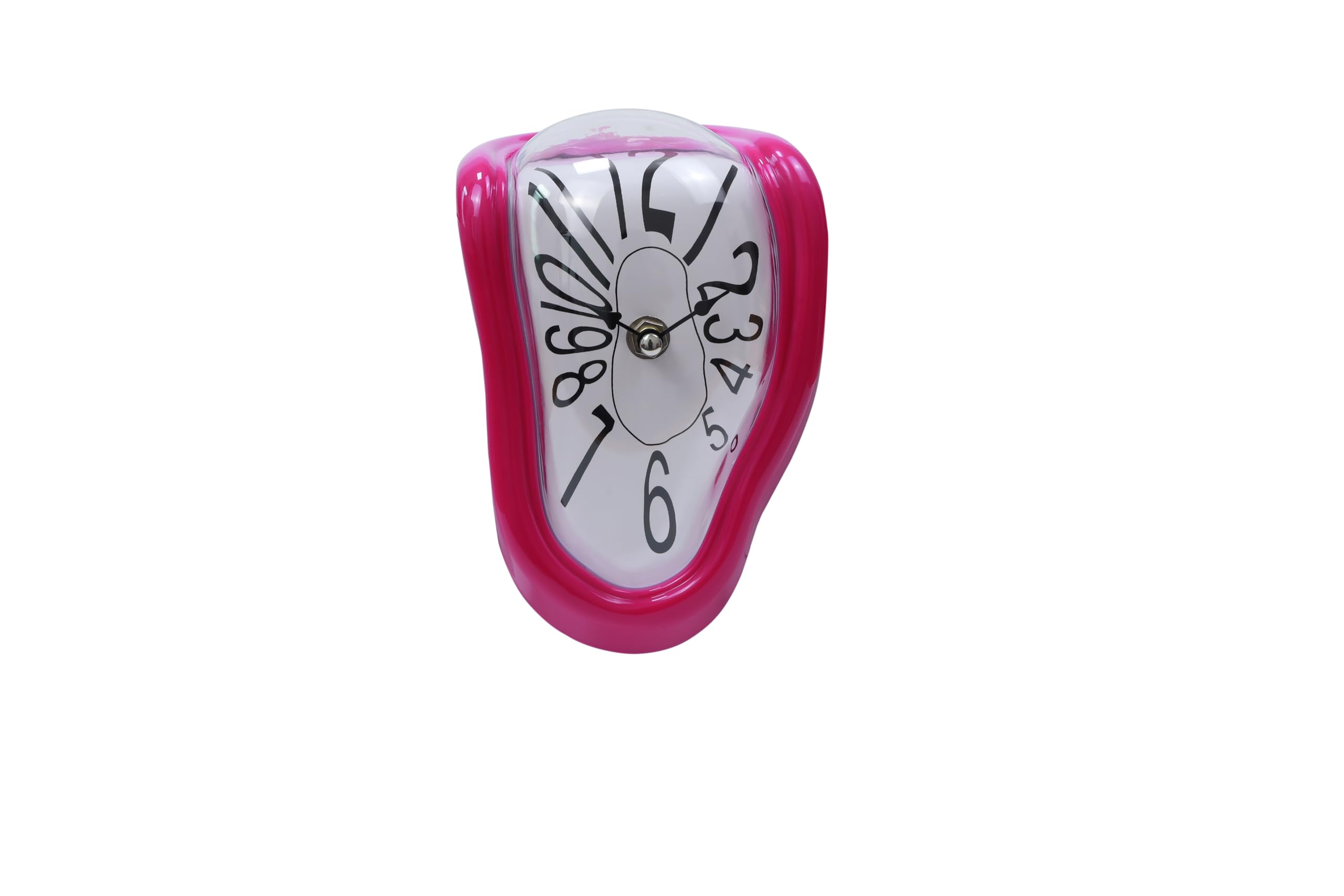 Farever Melting Clock, Salvador Dali Watch Melted Clock For Decorative Home Office Shelf Desk Table Funny Creative Gift, Rome Pu