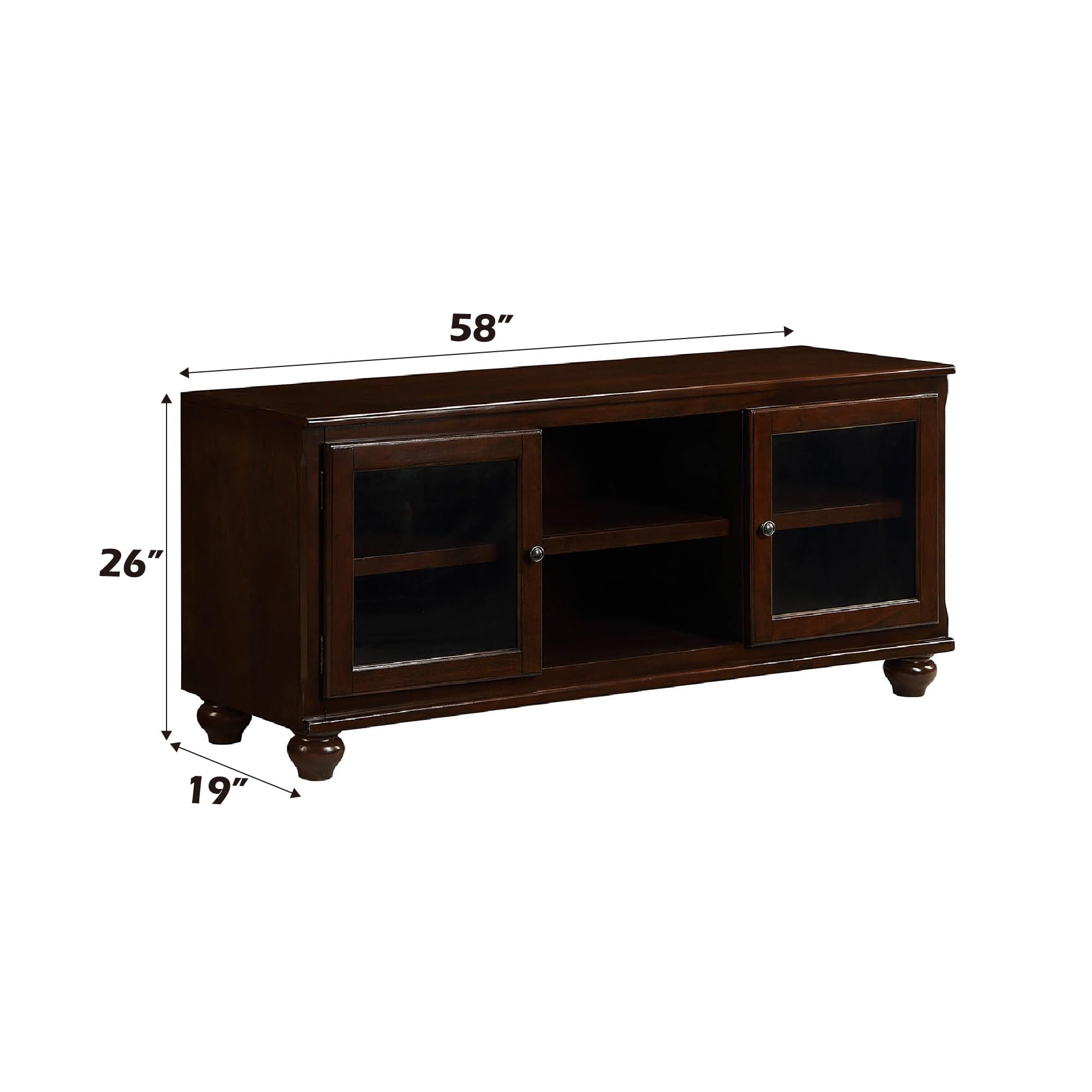 Acme DITA TV Stand in Walnut