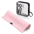 Boldify Quick Dry Microfiber Towel Wrap for Women - for Thin and Curly Hair - Anti Frizz Plopping Towel, Fast Drying Turban - Pi