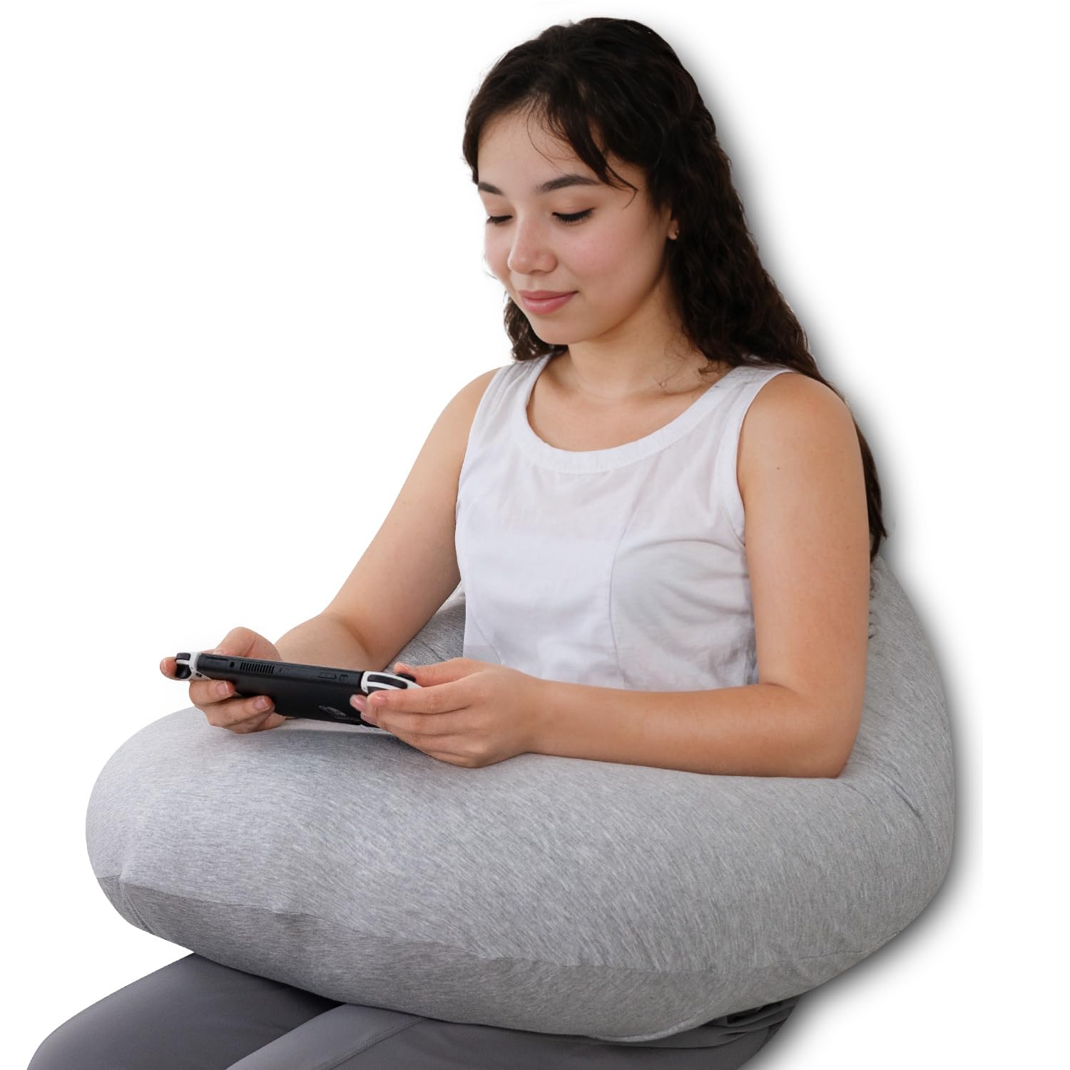 Queen Rose Reading Pillow For Gaming, Lap Desk Pillow For Sitting In Bed Or Sofa, Compact Arm Support Pillow For Reading, Playin