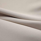 Vidaxl Beige Blackout Curtains With Rings, Simple Elegant Design, 2 Pcs Set, Resistant Fabric, 37"X95", Light Blocking, Machine Washable