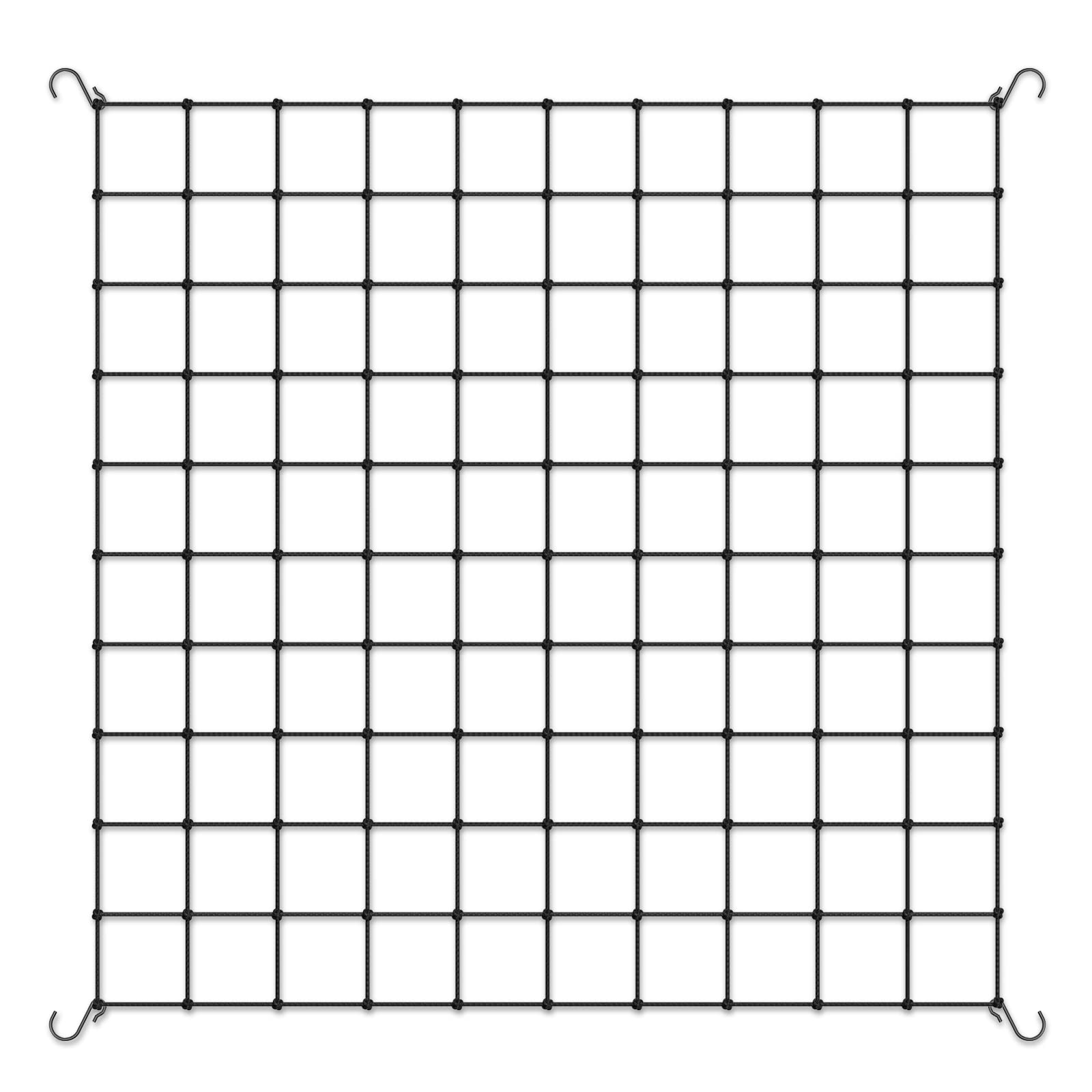 Ac Infinity Grow Tent Trellis Netting 5X5', Heavy-Duty Elastic Plant Net With Steel Hooks, Flexible Hydroponics Support For Grow